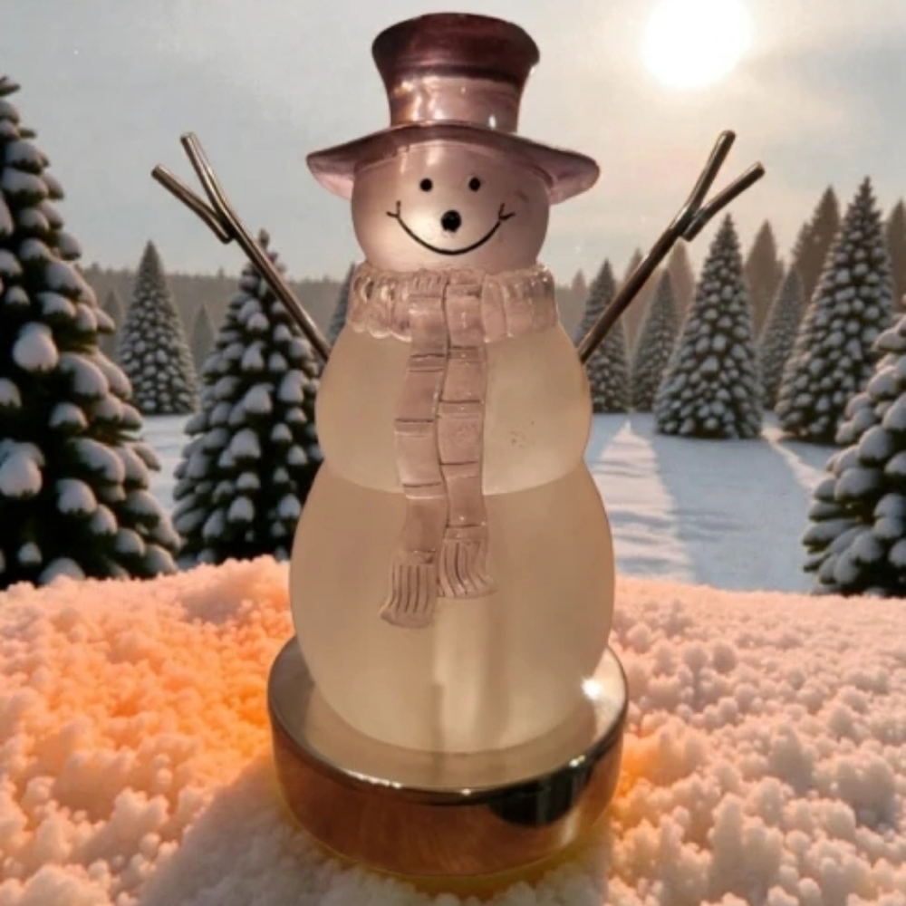 Vtg Frosty The Snowman Music Box